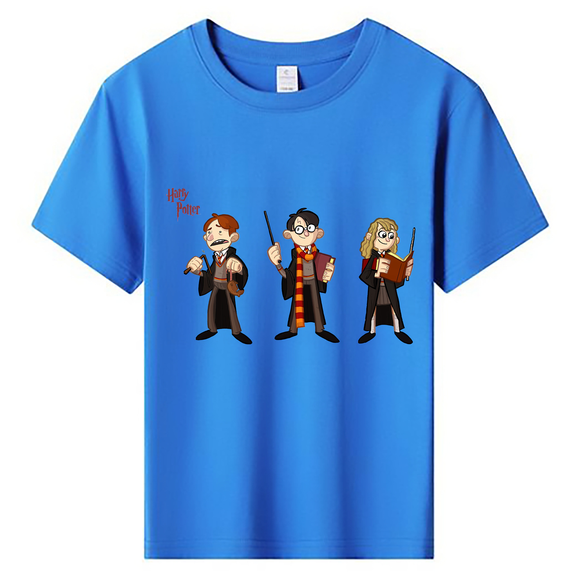 （画像用） Harry Potter ハリー・ポッターシリーズ 綿100％キッズTシャツ（フロントプリント）